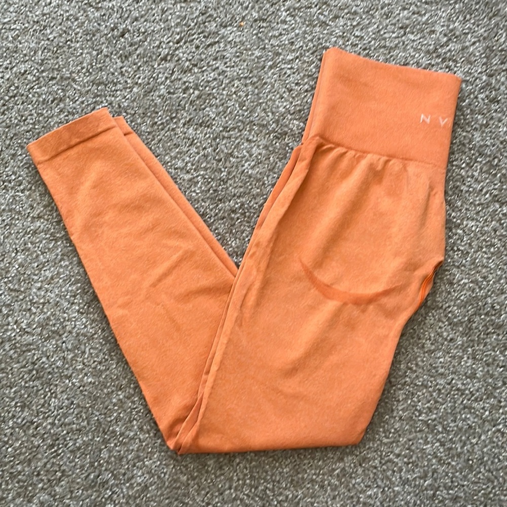 NVGTN - Navigation- Burnt Orange Contour Seamless Leggings - Size: SMALL